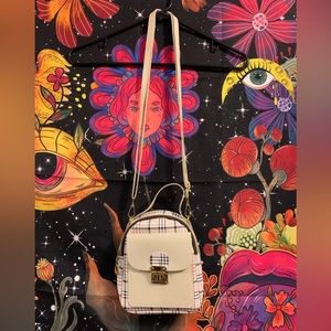 Plaid Mini Crossbody Bag